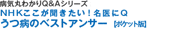 病気を治すＱ＆ＡシリーズＮＨＫここが聞きたい！うつのベストアンサー【ポケット版】